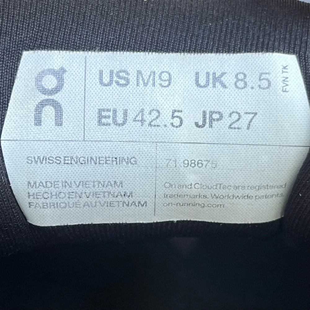 ON Running CLOUDFLYER 4‎ Men Size M9 Running Shoes Blue Low Cloud 71.98675 - Picture 5 of 17